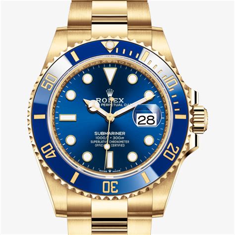 gold rolex sub|rolex submariner 41mm yellow gold.